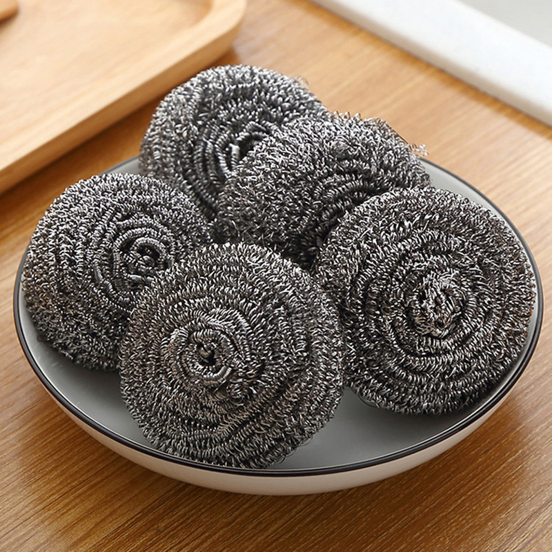 6 tk roostevabast terasest nõudepesumasinate nõudepesumasinad Küürimispadja terasvillapuhastus pottinõude pesemiseks pjop