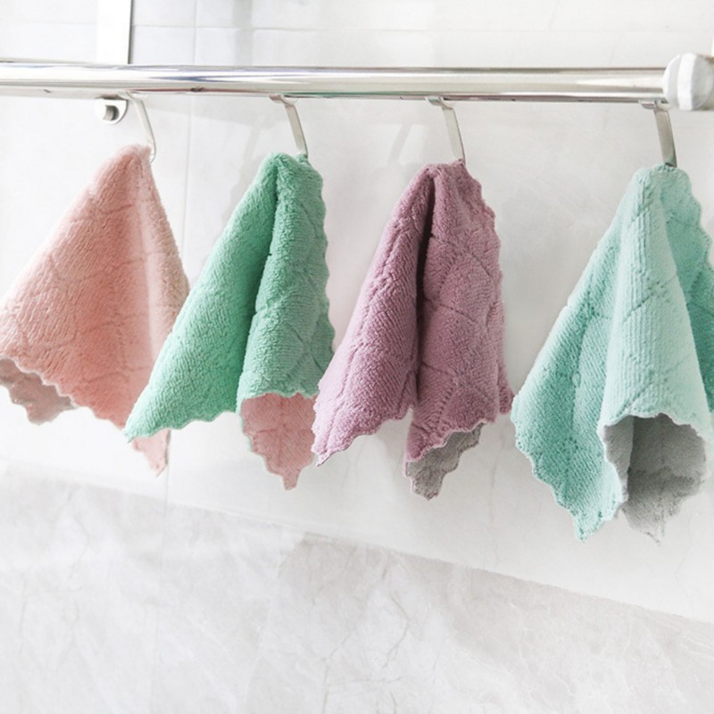 Kahekihiline imav mikrokiust kööginõulapp, nakkumatu õli, majapidamispuhastuslapp, puhastusrätik koduköögi tööriist