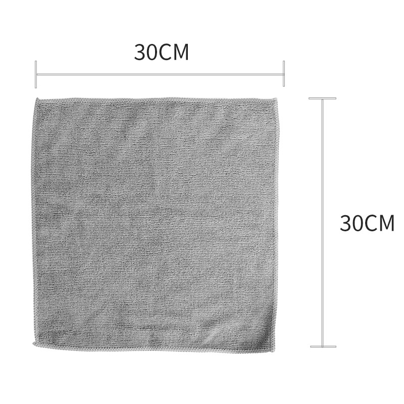 Geekinstyle 3db 30*30cm Négyzetes tisztítókendő Mikroszálas Törülköző Konyhai Háztartási Törölköző Erős vízfelvétel