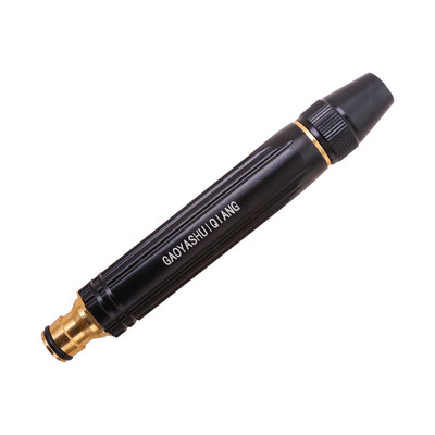 Nagynyomású tömlőfúvóka Vízpisztoly Kerti tömlő locsoló fémhab dobó autómosó szerszám Egyenes fúvókás sugármosó permetező