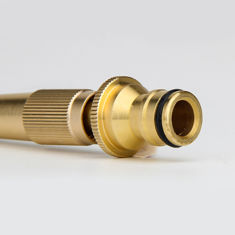 Vízszóró pisztoly permetező fúvóka mosógép fúvóka tömlő cső fém sárgaréz gyep kert autó nagynyomású szilárd