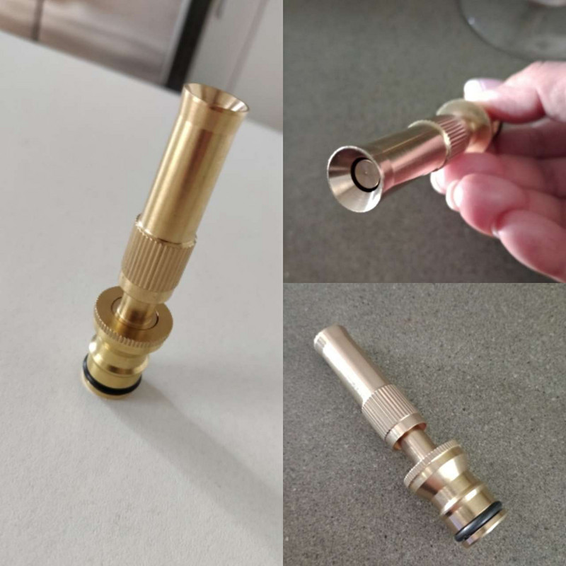 Vízszóró pisztoly permetező fúvóka mosógép fúvóka tömlő cső fém sárgaréz gyep kert autó nagynyomású szilárd