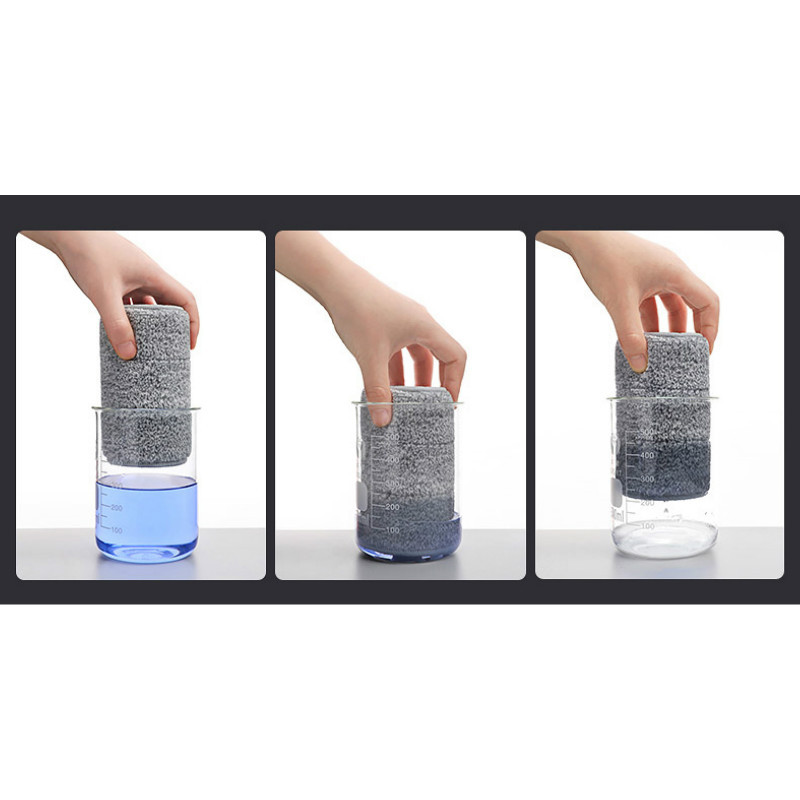 2/3/5 DB Cserélje ki a felmosófejet padlótisztító törlőkendővel, mikroszálas önkicsavaró párnákkal, otthoni rongyok mosásához Xiaomi Spray Carbon szárazon és nedvesen