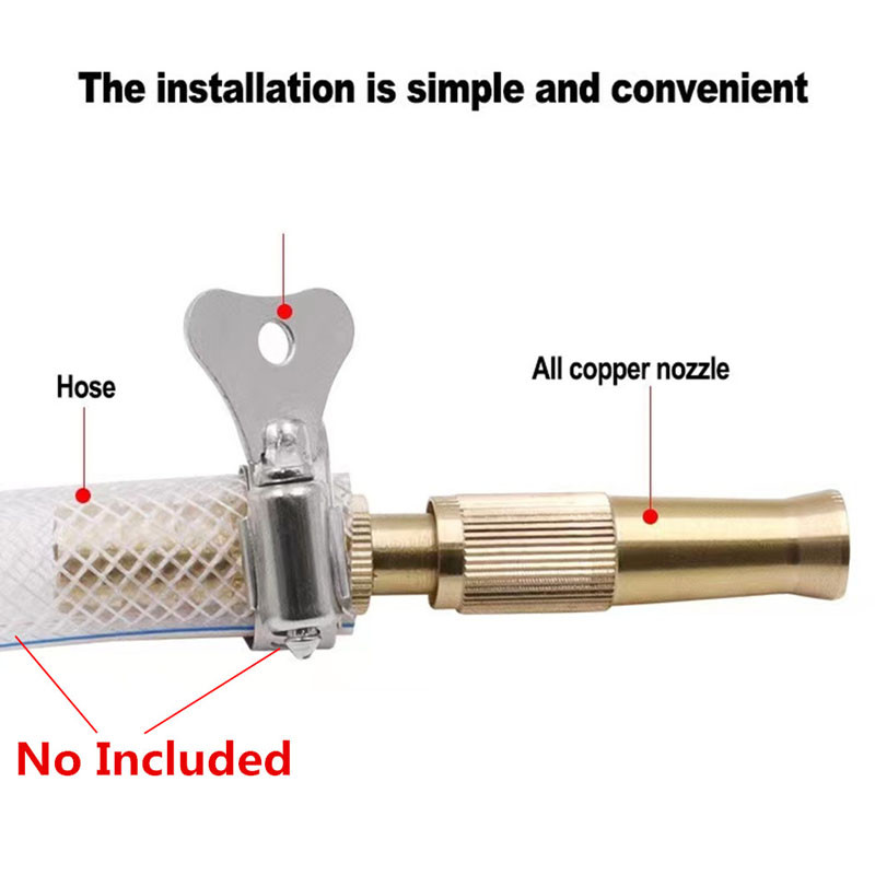 Nagynyomású mosó vízpisztoly tömlő fúvóka nagy teherbírású állítható kerti permetező öntözés öntözés mosó autótisztító eszközök