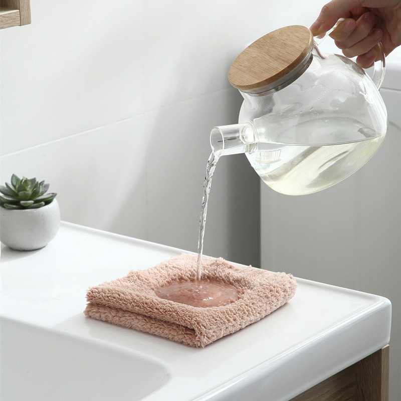 5db Mikroszálas mosogatórongy tapadásmentes olaj nedvszívó törölköző konyhai multifunkciós háztartási fürdőszobai törölközők konyhai kellékek