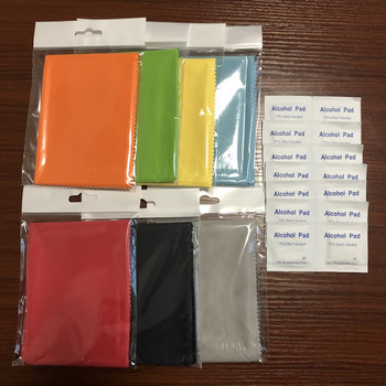 XizeHOM (40*40 см/1 бр.) Голяма кърпа за почистване от микрофибър за всички очила, очила, лещи за фотоапарати (6 цвята)