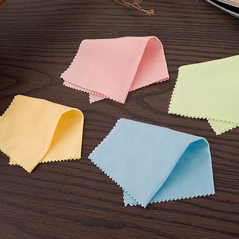 5/10 db kiváló minőségű mikroszálas szemüveg tisztító kendő lencse velúr szemüveg tisztító mobiltelefon képernyő szemüveg tisztító törlőkendő