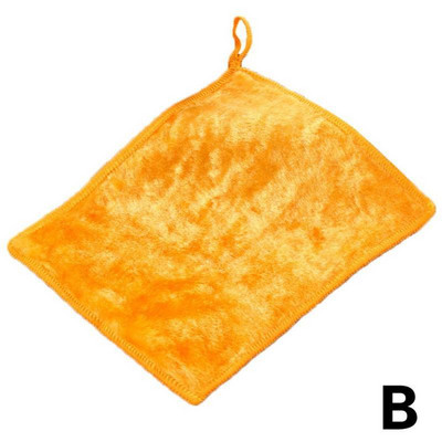 1 tk kahekordne nõudepesulapp, tõhus bambusest kiust kööginõu rasvavastane pesurätik Kodupuhastusvahendid nõudepesuks küürimislapp