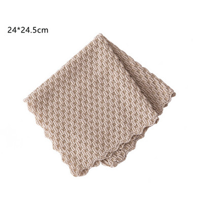 Υλικά κουζίνας Πετσέτα καθαρισμού Super Absorbent 1 τμχ Πολυλειτουργικά Πανάκια Σκουπίσματος Πολυεστέρας/Νάιλον Πανί καθαρισμού κατά του λίπους