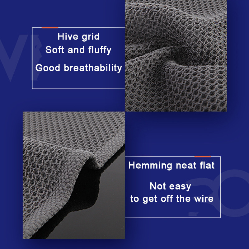 Pamut törölköző Puha nedvszívó mosogatórongy Konyhai edényrongyok Méhsejt légáteresztő arclemosó törülköző Háztartási tisztítókendő Mosogatókendő