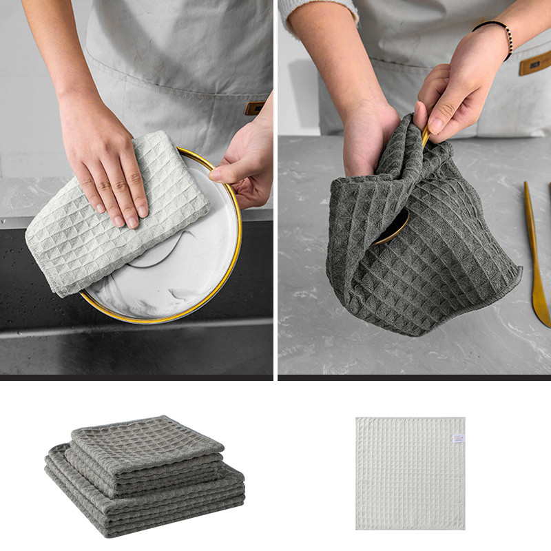 Kávésüveg tisztítókendő Otthoni Konyhatörülköző Rongy Háztartási Tisztítás Speciális törlőasztal Nem hullik Súrolókendő