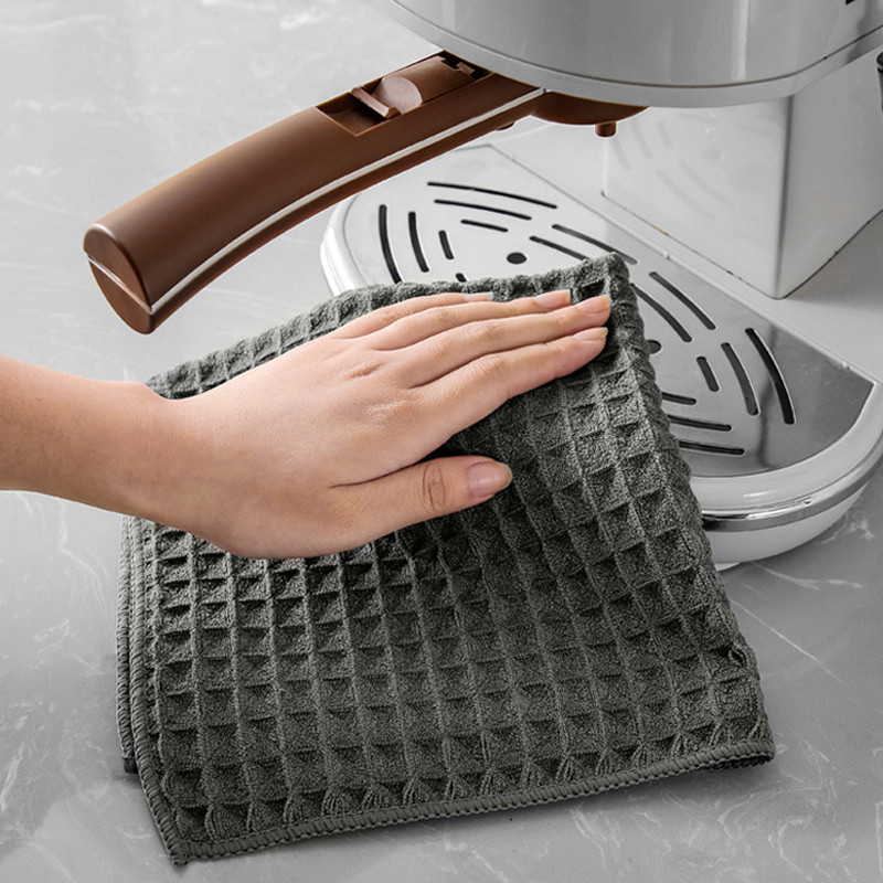 Kávésüveg tisztítókendő Otthoni Konyhatörülköző Rongy Háztartási Tisztítás Speciális törlőasztal Nem hullik Súrolókendő