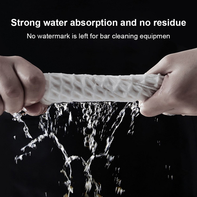 30x30cm Weave kéztörlő prémium mikroszálas konyhai törölköző szuper nedvszívó, gyorsan száradó szöszmentes kéztörlő Barista bárhoz
