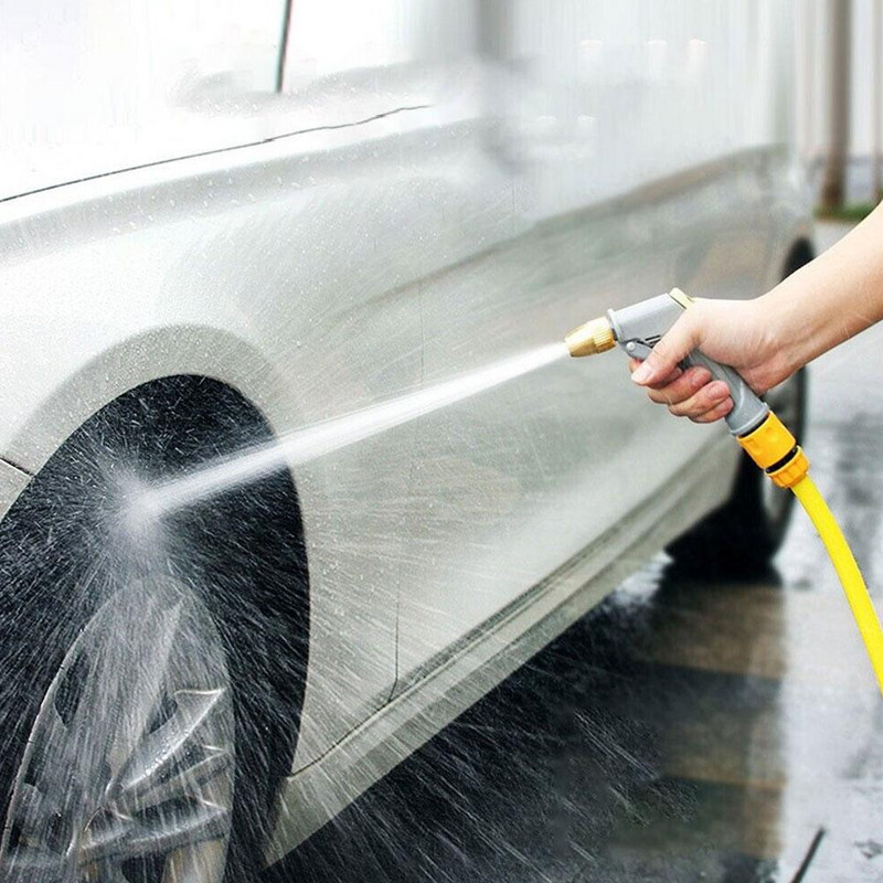 1db nagynyomású vízszóró pisztoly fém sárgaréz fúvóka kerti tömlő cső gyep autómosó permetező permetező autómosó szerszám vízpisztolyok