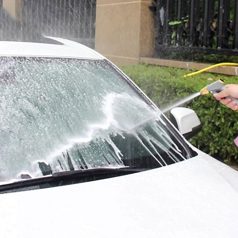 1db nagynyomású vízszóró pisztoly fém sárgaréz fúvóka kerti tömlő cső gyep autómosó permetező permetező autómosó szerszám vízpisztolyok