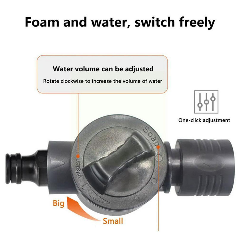 100 ml vízpisztoly hab edény kerti tömlő hab lándzsa Clean autómosó habosító háztartási autómosó tartozékokhoz L2V0