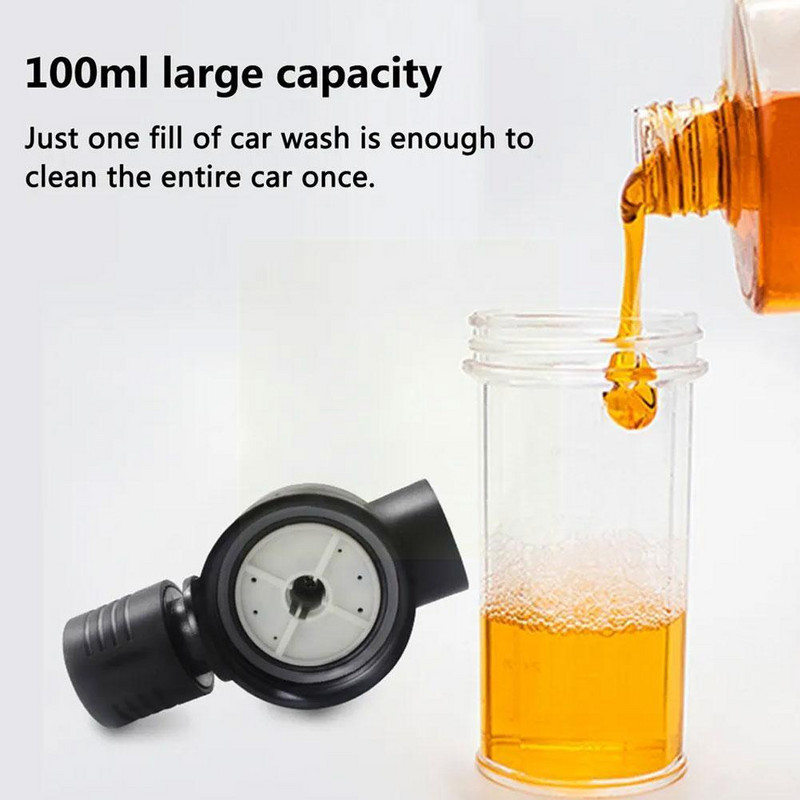 100 ml vízpisztoly hab edény kerti tömlő hab lándzsa Clean autómosó habosító háztartási autómosó tartozékokhoz L2V0