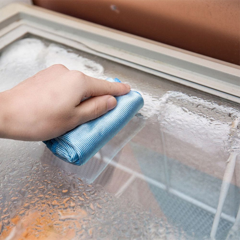 Többcélú mikroszálas törlőkendő üvegtükör sima nyom nélkül nedvszívó tisztítórongyok konyhai mosogatótörlő súrolólap autótisztítás