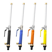 Hordozható Hydro Jet nagynyomású elektromos mosó fém öntözőpálca permetező mosószerszám kerti autóhoz, narancs