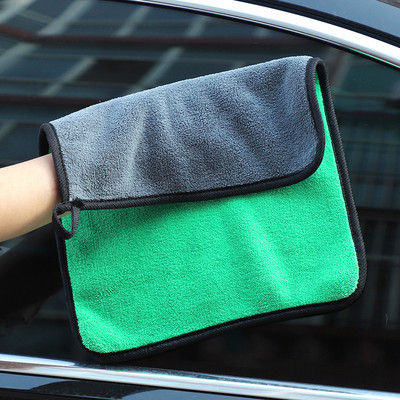 600GSM autómosó mikroszálas törülköző autótisztító szárító törlőkendő autóápoló kendő részletező törölköző autó mikroszálas üvegtisztító ruhák