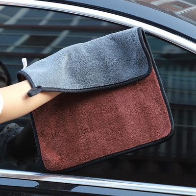 600GSM autómosó mikroszálas törülköző autótisztító szárító törlőkendő autóápoló kendő részletező törölköző autó mikroszálas üvegtisztító ruhák