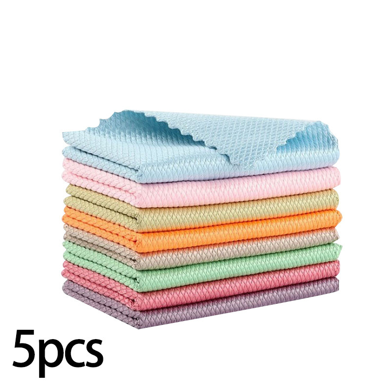 Praktikus törlőrongyok Csodatisztító törlőkendők Újrafelhasználható üvegtörlőkendők Háztartási kellékek Tisztítóeszközök Konyhatörölközők