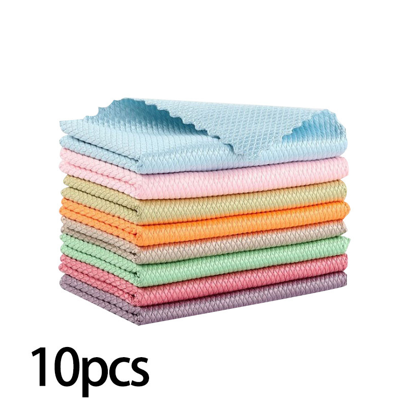 Praktikus törlőrongyok Csodatisztító törlőkendők Újrafelhasználható üvegtörlőkendők Háztartási kellékek Tisztítóeszközök Konyhatörölközők