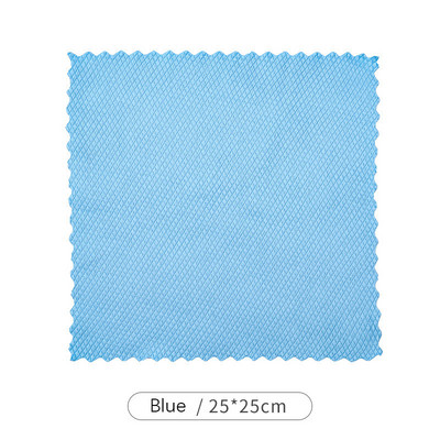 Hal pikkelyes törlőkendő Újrafelhasználható mikroszálas tisztítókendők Üvegtisztító rongyok Többcélú törülközők üveg konyhai rongyokhoz Törlőkendők