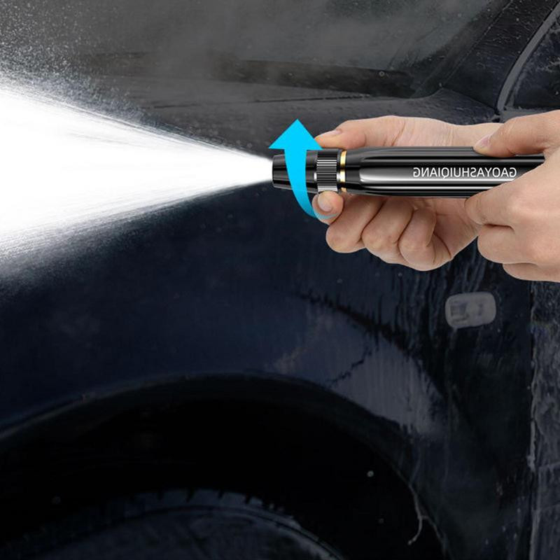 Többfunkciós nagynyomású tömlőfúvóka spray nagy teherbírású fémtömlő fúvóka kerti öntözés \autómosó kettős üzemmódú eszköz