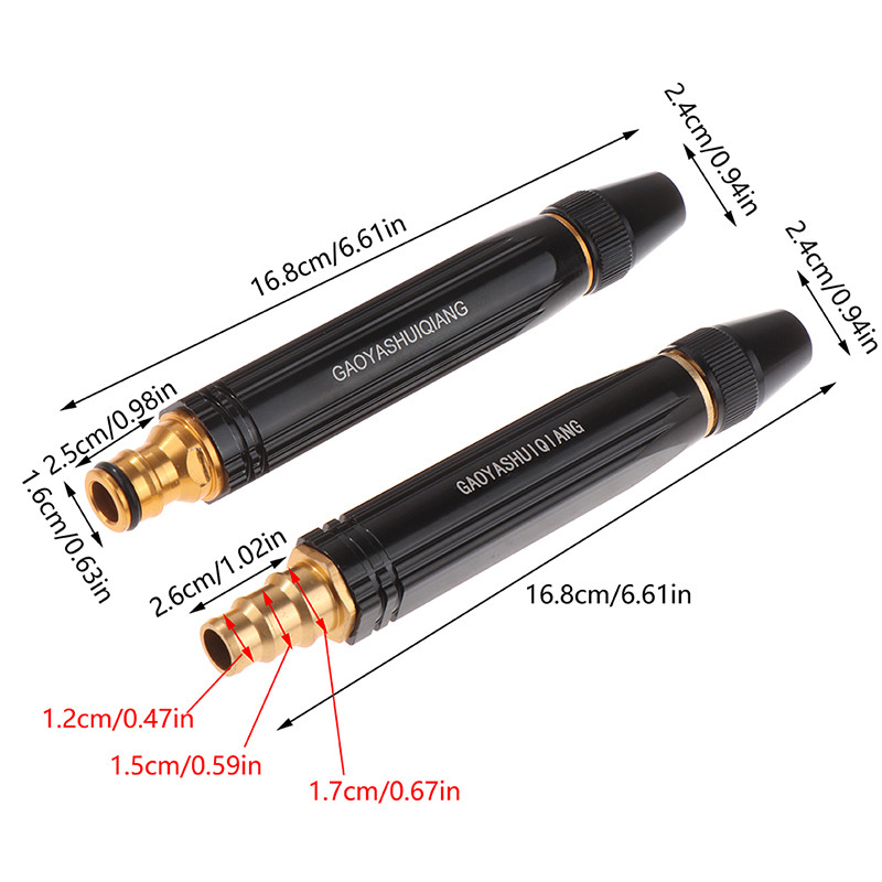 Többfunkciós nagynyomású kerti szórópisztoly, állítható kézi tömlőfúvóka öntöző Kertészeti szerszám virágfű permetezéséhez
