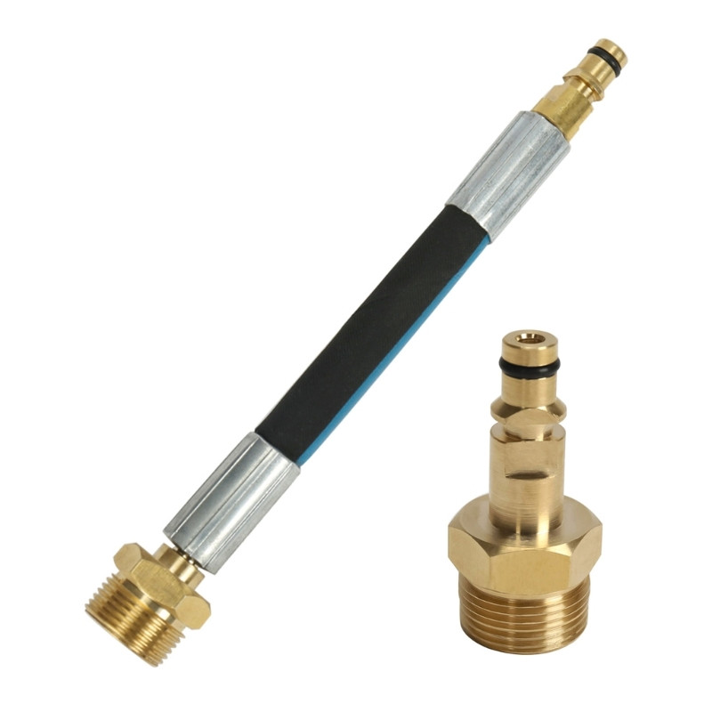 Sárgaréz gyorscsatlakozó adapter a Karcher K kerti csövek javításához Öntözési nagynyomású mosószerszám Kerti udvar gyep