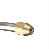 25°/90° nagynyomású vízpisztoly hosszabbító szórópálca fúvóka 1/4" U-alakú, szögben álló lándzsatisztító eszköz