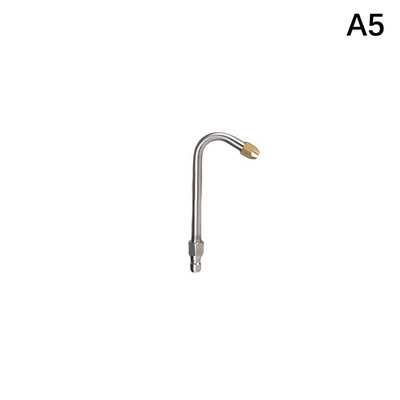 25°/90° nagynyomású vízpisztoly hosszabbító szórópálca fúvóka 1/4" U-alakú, szögben álló lándzsatisztító eszköz