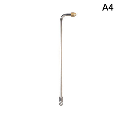 25°/90° nagynyomású vízpisztoly hosszabbító szórópálca fúvóka 1/4" U-alakú, szögben álló lándzsatisztító eszköz