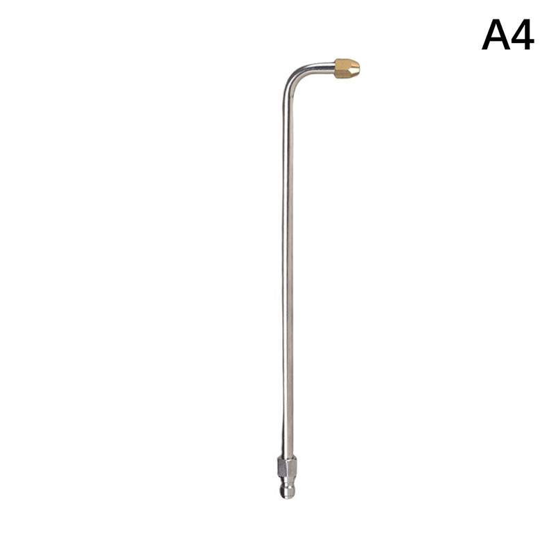 25°/90° nagynyomású vízpisztoly hosszabbító szórópálca fúvóka 1/4" U-alakú, szögben álló lándzsatisztító eszköz