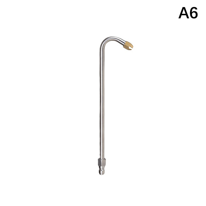 25°/90° nagynyomású vízpisztoly hosszabbító szórópálca fúvóka 1/4" U-alakú, szögben álló lándzsatisztító eszköz