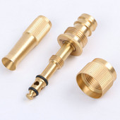 1 db nagynyomású tömlőfúvóka vagy csap csatlakozó Állítható mosó tömlőfúvóka permetező kerti sugárpisztoly tisztításhoz öntözéshez