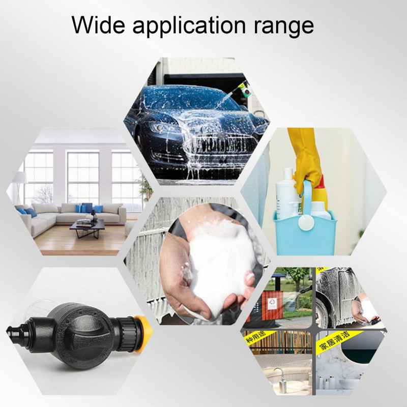 Nyomásos habosító gyors spray hab állítható gombbal Háztartási többfunkciós autómosó habosító otthoni kellék