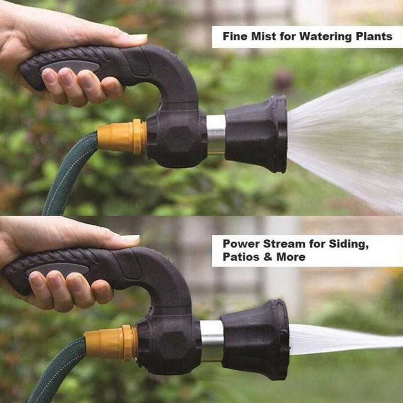 Nyomás alatti vízpisztoly permetezők Tömlő Blaster Fireman Eredeti Gyepkocsi Erőteljes Mosó Szuper fúvóka Otthoni Kert H9h3