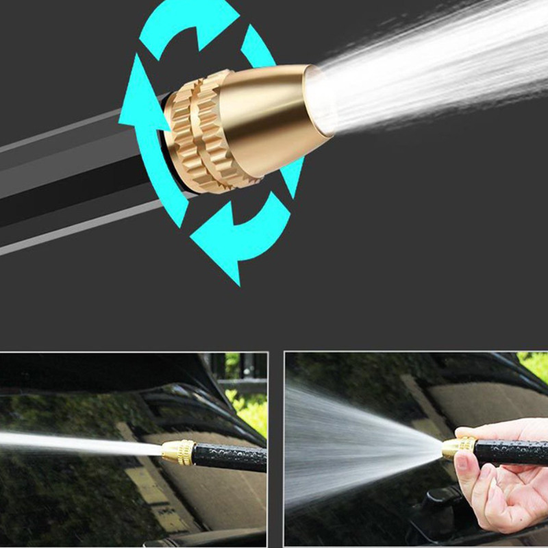 Hordozható vízpisztoly nagynyomású autómosó gép tisztításához Kerti öntözőtömlő fúvóka öntöző