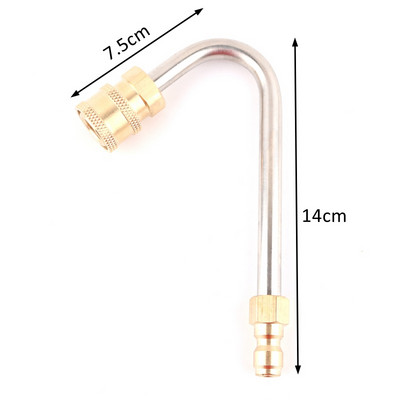 1 tk 1/4" kiirühendusega autopesuotsik, kaasaskantav kodupuhastus autopesuri adapter aia kastmisvee püstol