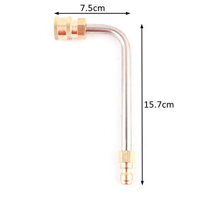 1 tk 1/4" kiirühendusega autopesuotsik, kaasaskantav kodupuhastus autopesuri adapter aia kastmisvee püstol