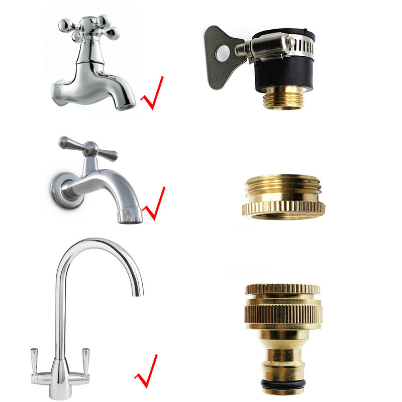 Univerzális sárgaréz tömlőcsatlakozó kerti tömlő gyorscsatlakozó kerti tömlőcsatlakozó gyorscsatlakozó szerelvény kerti öntözőcsatlakozó