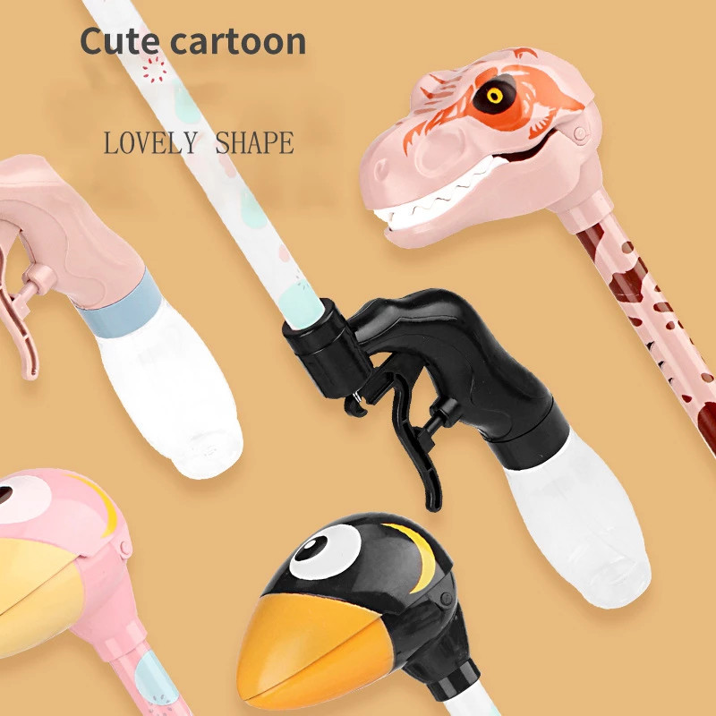 Kreatív rajzfilmek Dinosaur Spray Vízipisztoly Prés Vízspray Kerti Vízipisztoly Kerti Öntözőeszközök Gyermek szabadtéri játékok