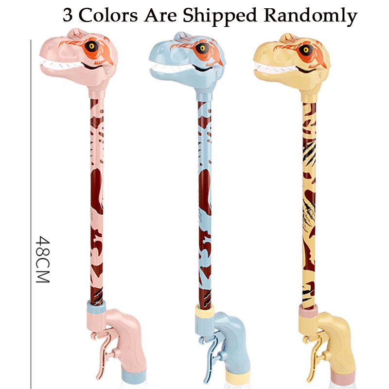 Kreatív rajzfilmek Dinosaur Spray Vízipisztoly Prés Vízspray Kerti Vízipisztoly Kerti Öntözőeszközök Gyermek szabadtéri játékok