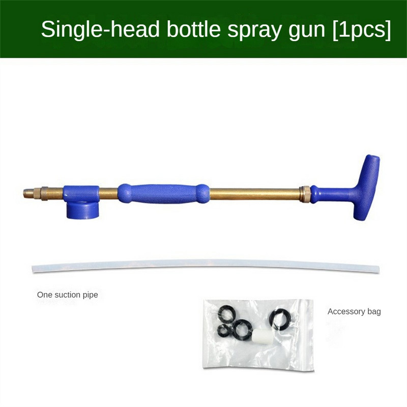 Szórópisztoly Állítható légszivattyú permetező Univerzális nagynyomású vízadagoló Mezőgazdasági kerti öntözőeszközök Kétfejű