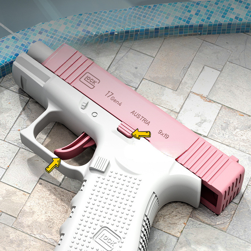 Kézi gyermek vízipisztoly Automatikus újrafúró vízpermet Ultra nagy hatótávolságú vízipisztoly Gyermek vízipisztoly játék nyári vízi strandjáték