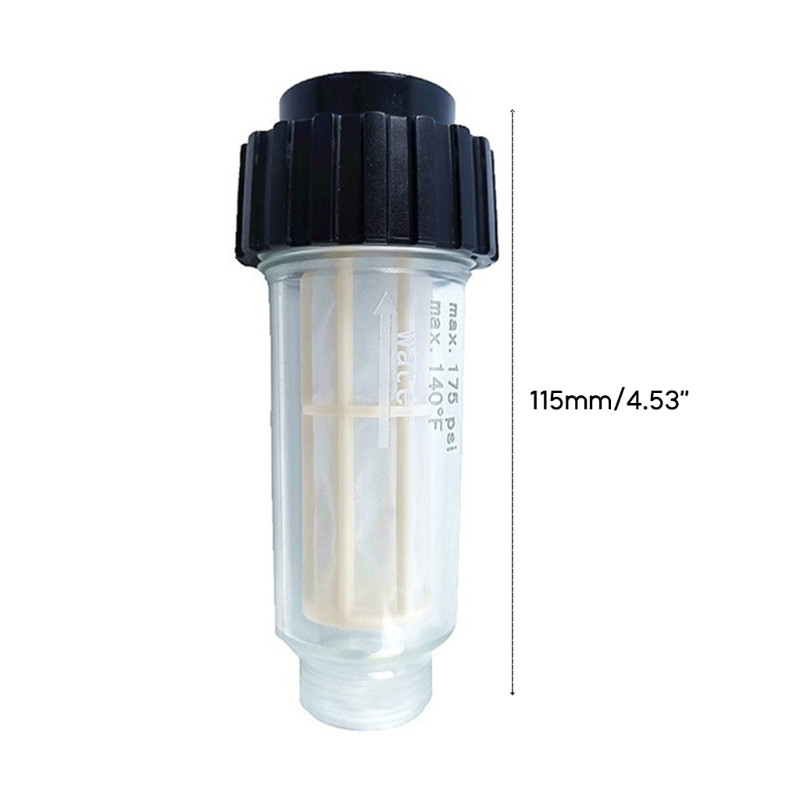 4x nagynyomású mosószűrő G3/4 menetes magasnyomású mosószűrő, alkalmas a K2-K7 mosógép tisztítószerszámaihoz