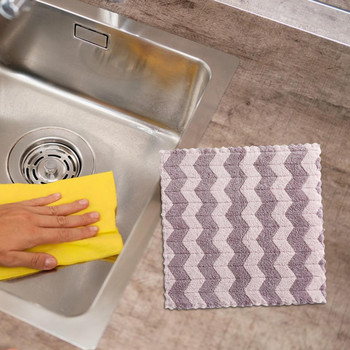 Почистващи кърпи Преносими многофункционални кухненски кърпи за многократна употреба Кърпа за съдове за кухня Прозорец за баня Уред Мебели