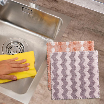Почистващи кърпи Преносими многофункционални кухненски кърпи за многократна употреба Кърпа за съдове за кухня Прозорец за баня Уред Мебели